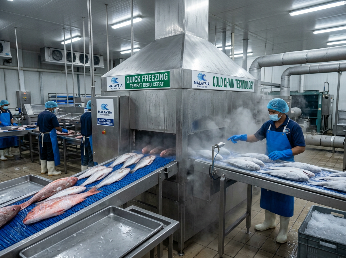 Proses pembekuan ikan